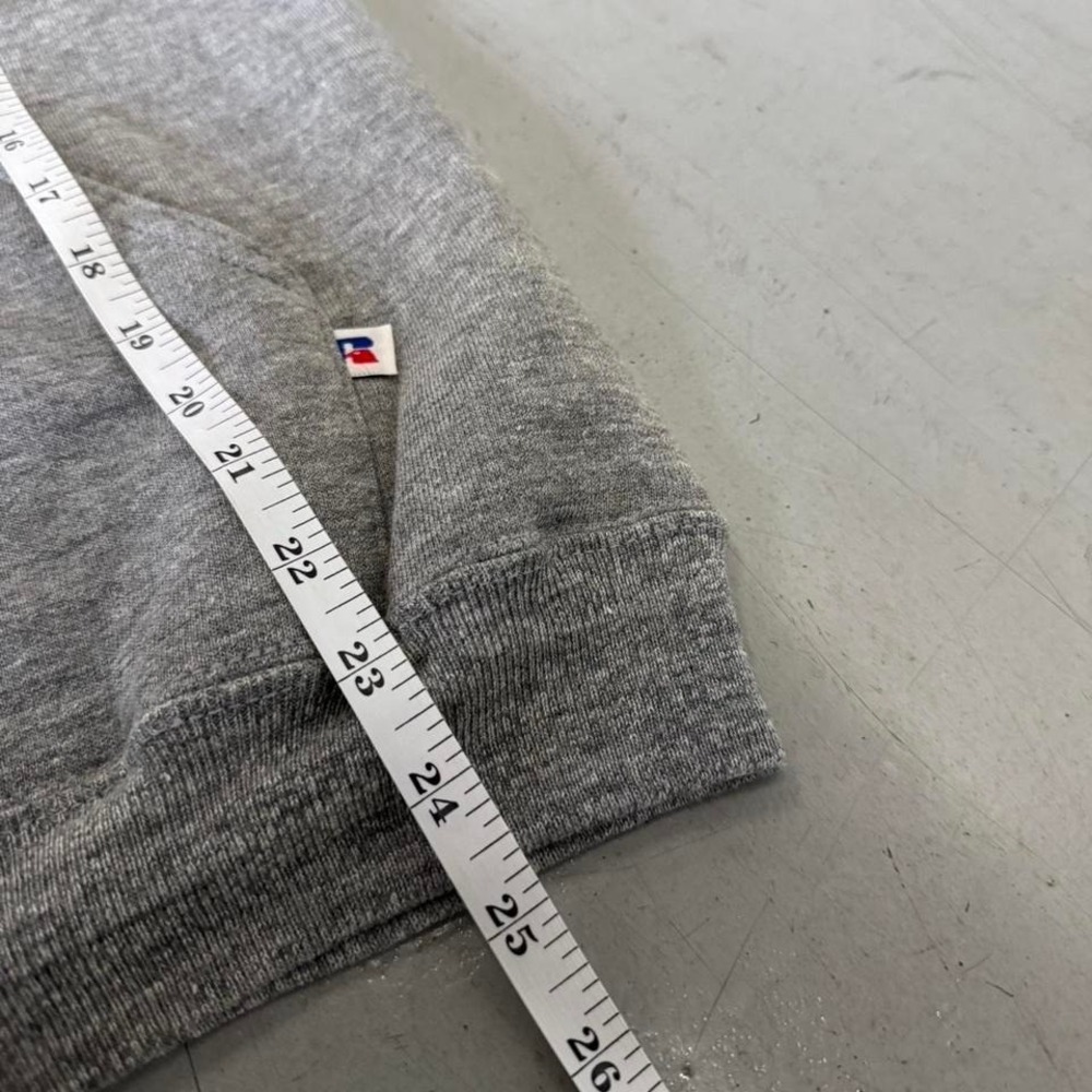 NWT vintage russel heather gray hoodie - Picture 5 of 6